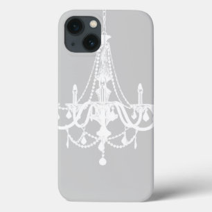 Coque Case-Mate iPhone Lustre blanc et gris chic