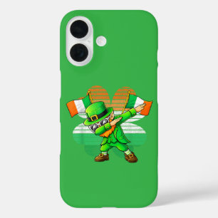 Coque Pour iPhone 16 Lutin qui fait le dab pour enfants garçons hommes