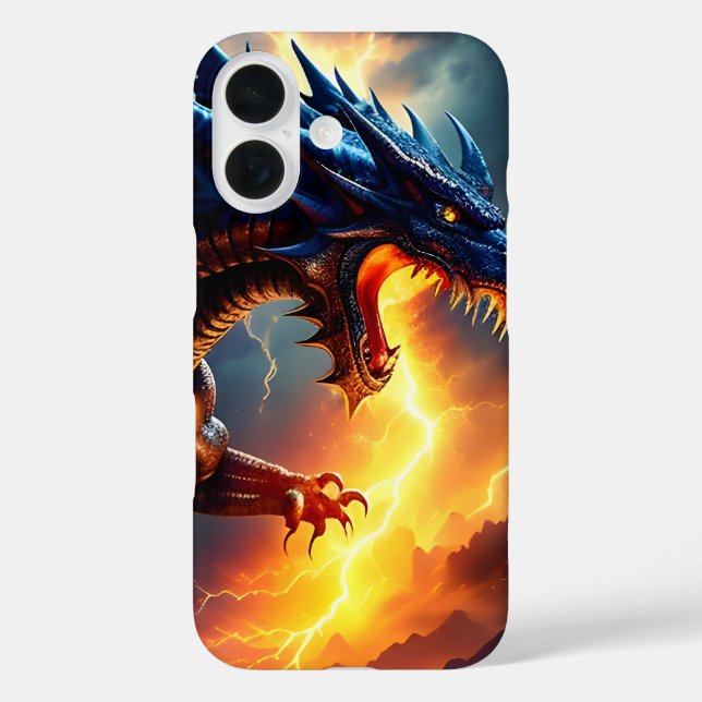 Coques Case-Mate iPhone Lutte contre la foudre du dragon (Verso)