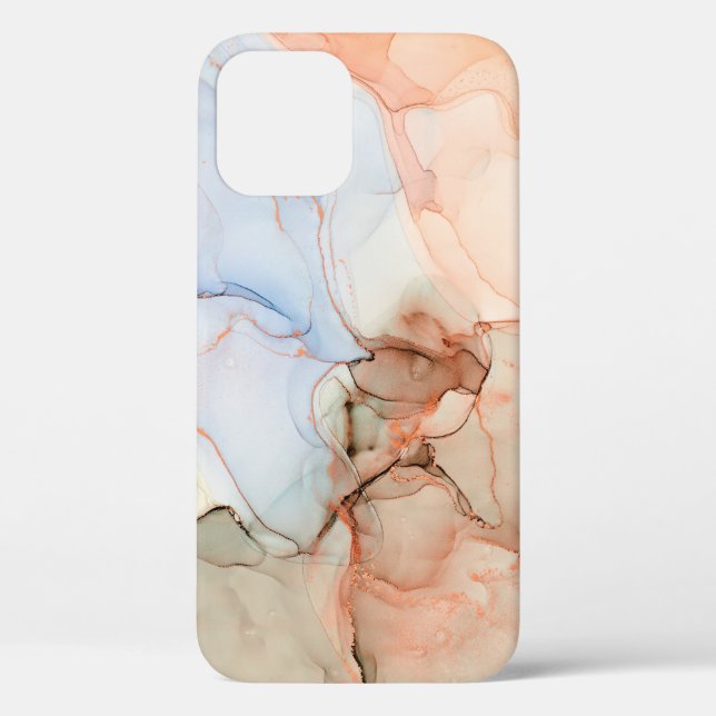 Coques Case-Mate iPhone Luxe Abstrait : Art de l'encre d'alcool (Verso)