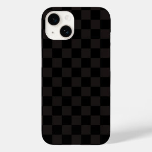 Coque Case-Mate iPhone Luxe Brown/Noir À damiers