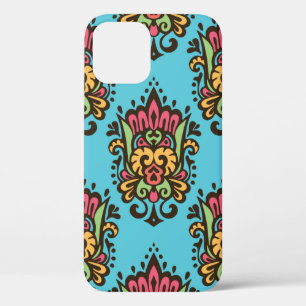 Case-Mate iPhone Case Luxe Damask fleur motif sans couture. Vint floral