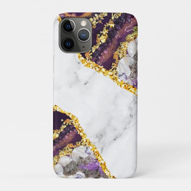 Coques Case-Mate iPhone Luxe Intérieur Marbre Pierre Parties scintillant S (Dos)