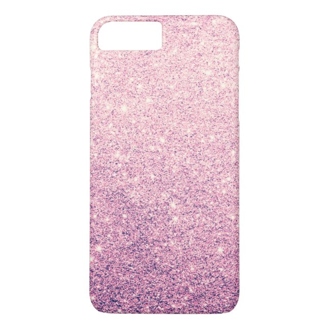 Coques Case-Mate iPhone Luxe rose élégant de parties scintillantes (Dos)
