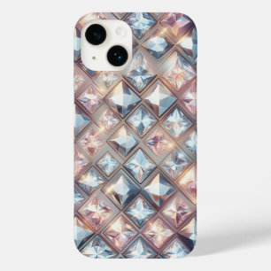 Coque Case-Mate iPhone Luxueux cristal 3D diamant et or rose scintillant
