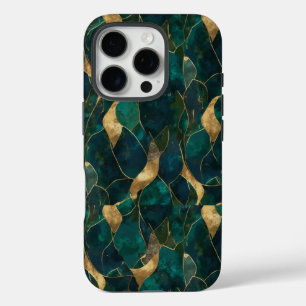 Coque iPhone 16 Pro Luxueux iPhone Abstrait géométrique 16 Pro Tough C