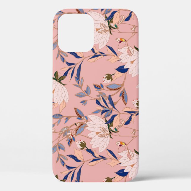 Coques Case-Mate iPhone Lys crème Beige : Arrière - plan rose sans couleur (Verso)