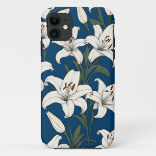 Case-Mate iPhone Case Lys de pâques blancs motif