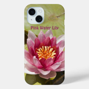 Coque Pour iPhone 15 Lys d'eau rose