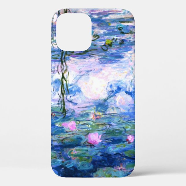 Coques Case-Mate iPhone Lys d'eau rose Monet  (Verso)