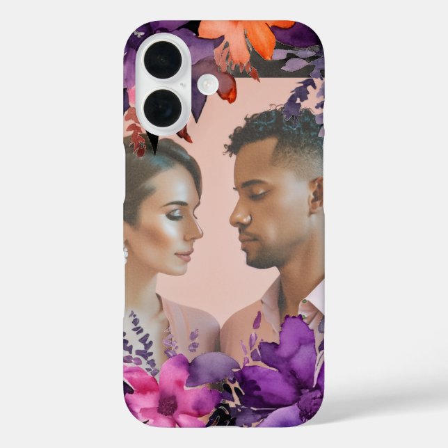 Coques Case-Mate iPhone Lys orange violet rose Mariage Récolte d'automne (Verso)