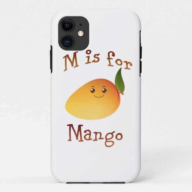 Coques Case-Mate iPhone M est pour Mango (Dos)