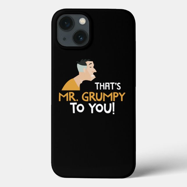 Coques Case-Mate iPhone M. Grumpy Old Man Drôle Design (Verso)