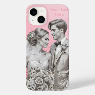 Coque Case-Mate iPhone M. & Mme Loving Couple Juste Marié Cadeaux