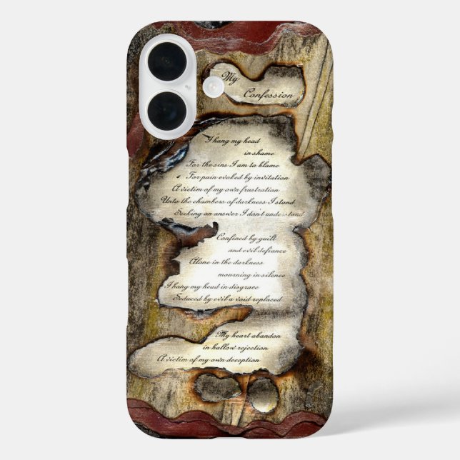 Coques Case-Mate iPhone Ma confession (Verso)