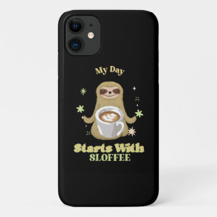 Case-Mate iPhone Case Ma journée commence avec du sloffee
