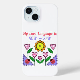 Coque Case-Mate iPhone Ma Langue D'Amour Est Douce - Coudre