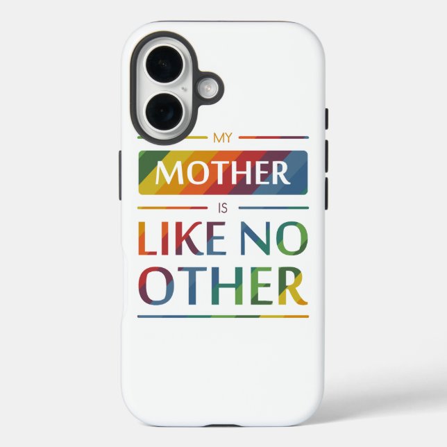 Coques Case-Mate iPhone Ma mère n'est pas comme les autres (Verso)