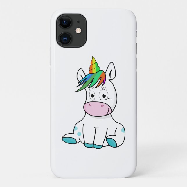 Coques Case-Mate iPhone Ma petite licorne mignonne (Dos)