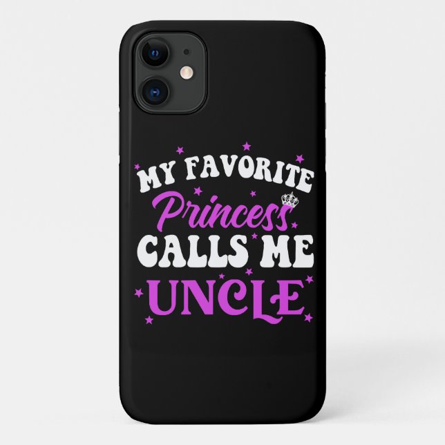 Coques Case-Mate iPhone Ma Princesse Préférée M'appelle Oncle (Dos)