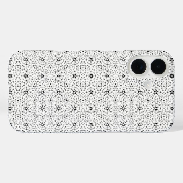Coques Case-Mate iPhone Maacah001 B&W Doodle abstrait (Verso (horizontal))