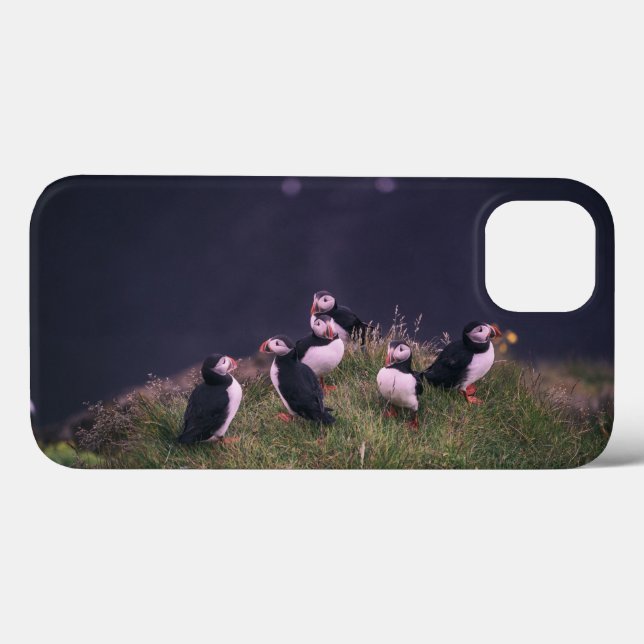 Coques Case-Mate iPhone Macareux atlantiques (Verso (horizontal))