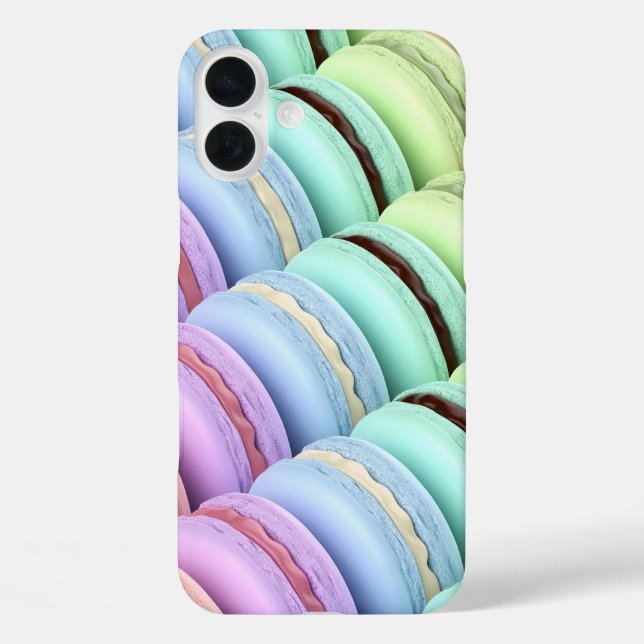 Coques Case-Mate iPhone Macarons français aux couleurs et saveurs différen (Verso)