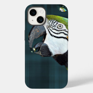 Coque Case-Mate iPhone Macaw Parrot avec bulles
