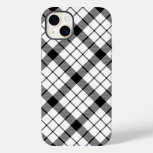 Coque Case-Mate iPhone MacFarlane tartan noir blanc plaid