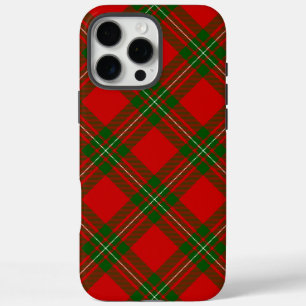 Coque iPhone 16 Pro Max MacGregor tartan rouge vert carreaux