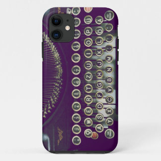 Coque iPhone 11 machine à écrire démodée