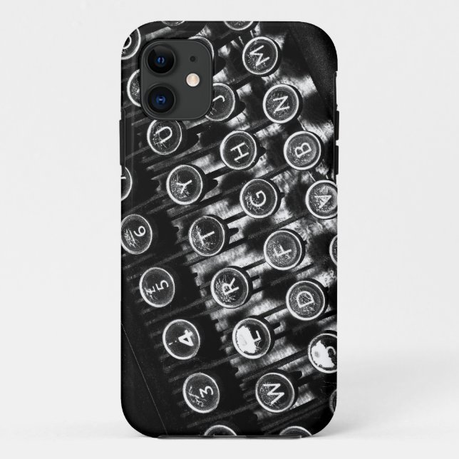 Coques Case-Mate iPhone Machine à écrire vintage (Dos)