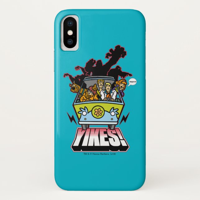 Coques Case-Mate iPhone Machine Mystère "Yikes !" Dessin (Dos)