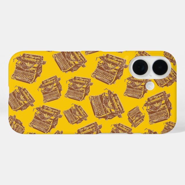 Coques Case-Mate iPhone Machines à écrire vintages (Verso (horizontal))