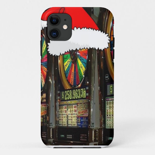 Coques Case-Mate iPhone Machines à sous Santa Hat (Dos)