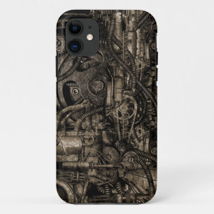 Coque Case-Mate Pour iPhone Machines sales de Steampunk
