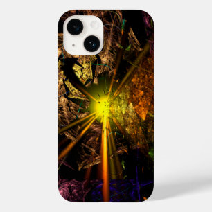 Coque Pour iPhone 14 Machu Picchu 3D illusion optique fractale