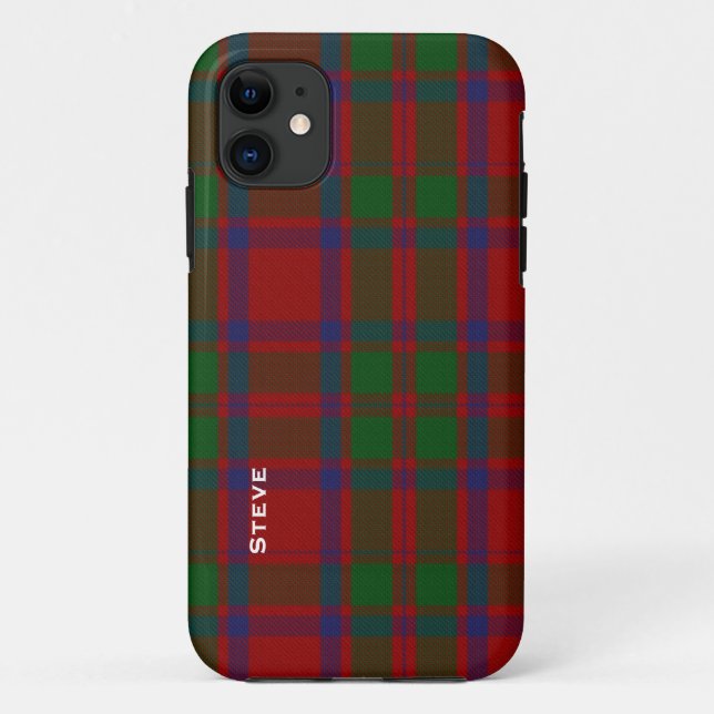 Coques Case-Mate iPhone MacIntosh Clan Tartan Plaid (Dos)
