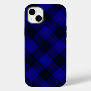 Coque Case-Mate iPhone MacKay tartan bleu noir plaid