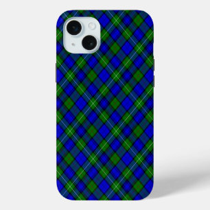 Coque Case-Mate iPhone MacKenzie tartan bleu vert carreaux
