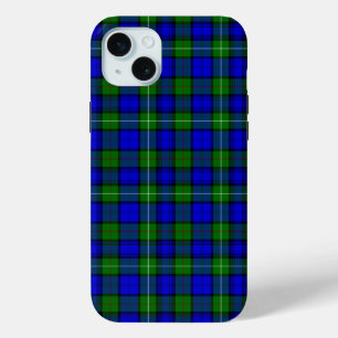 Coque Case-Mate iPhone MacKenzie tartan bleu vert plaid