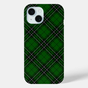 Coque Case-Mate iPhone MacLean Tartan vert et noir plaid