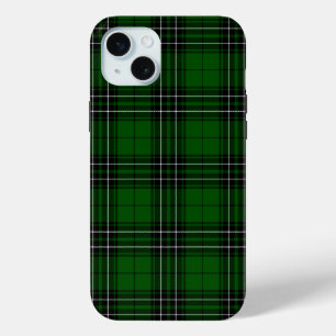 Coque Case-Mate iPhone MacLean Tartan vert et noir plaid