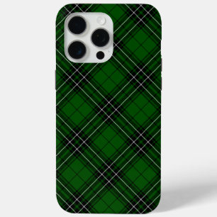 Coque Case-Mate iPhone MacLean Tartan vert et noir plaid