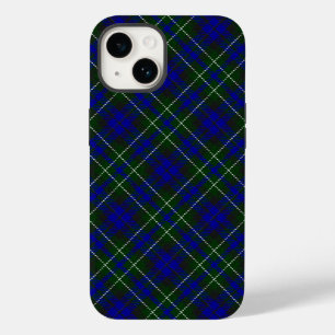 Coque Case-Mate iPhone Macneil de Colonsay tartan bleu vert plaid