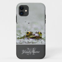 Macro grenouille extrême aux yeux dorés ! Coque-Ma