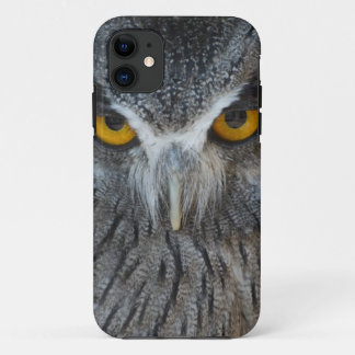 Etui iPhone Case-Mate Macro hibou de Scops noir et blanc