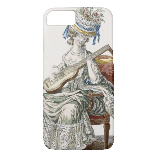 Coques Case-Mate iPhone Madame dans une robe de taffetas de tir équilibrée (Dos)