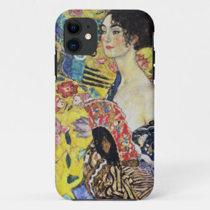 Coque Case-Mate iPhone Madame de Gustav Klimt avec la fan