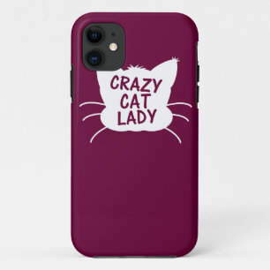 Coque iPhone 11 Madame folle de chat